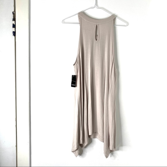 Torrid Grey Embroidered Super Soft Knits Halter Top - Picture 5 of 11